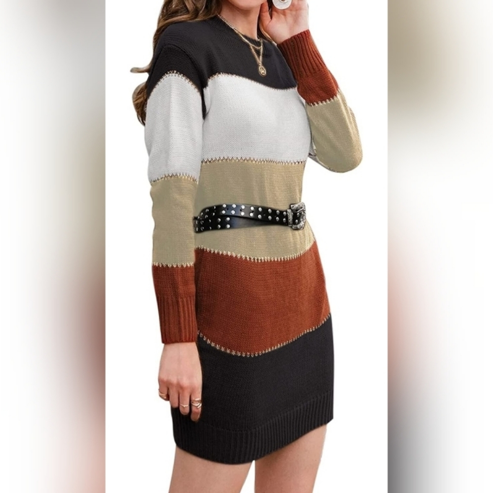 🌞Winter Sweater Dress  - Picture 3 of 4